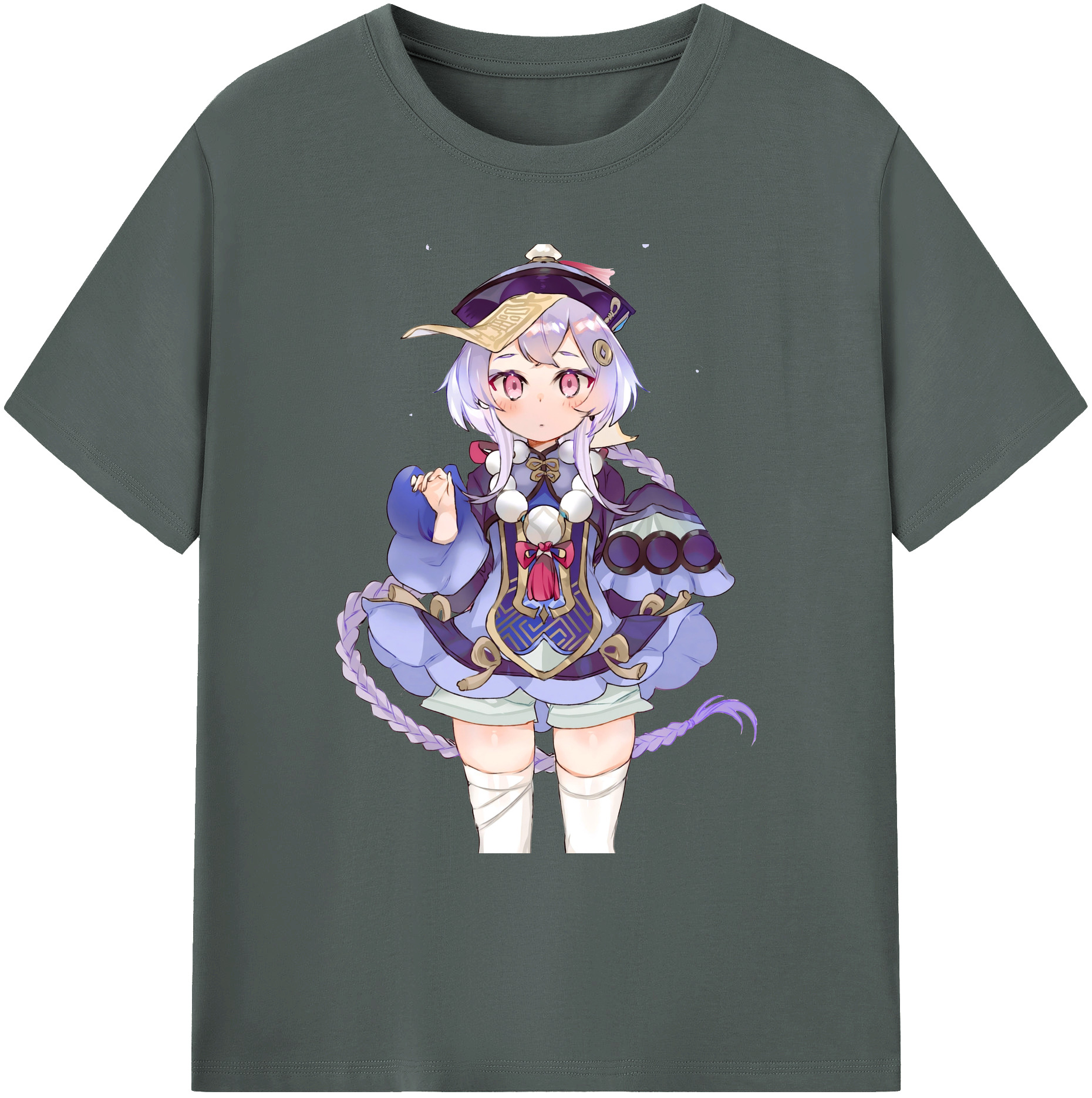 げんし神 七七 なな  genshin Nana 綿100％ メンズ半袖Tシャツ｜肌触りやわらか＆通気性